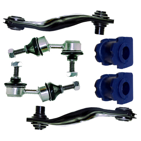 Rear Control Arms + Drop Links + Antil Roll Bar Poly Bushes KIT For Jaguar X-Type