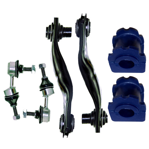 Rear Control Arms + Drop Links + Antil Roll Bar Poly Bushes KIT For Jaguar X-Type