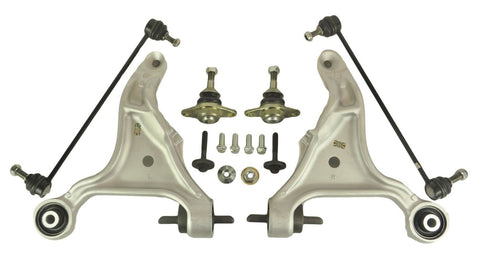 Front Lower Suspension Wishbone Track Control Arms Kit For Volvo S60, S80, V70, Xc70, Xc90