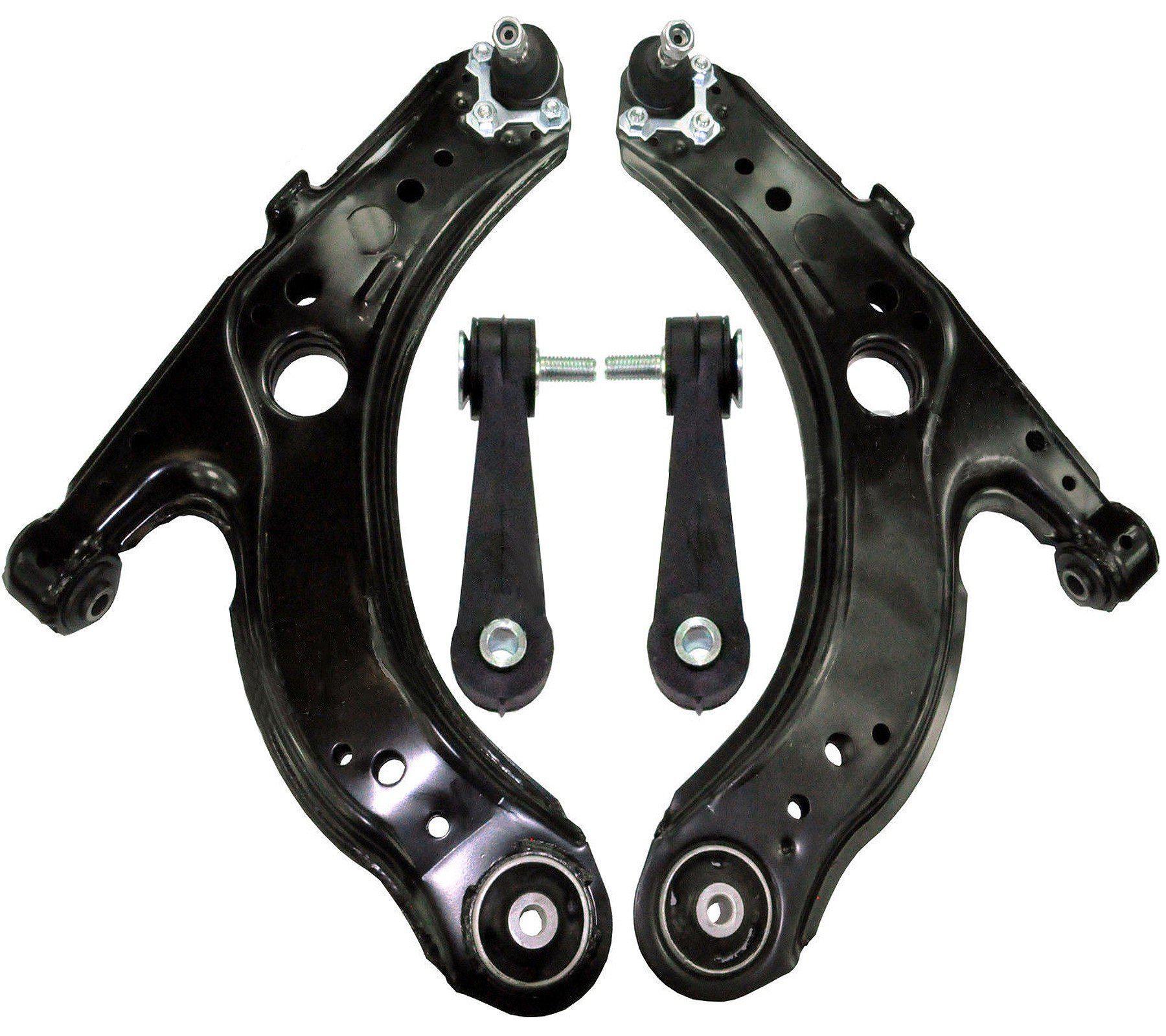 Front Lower Suspension Wishbone Control Arms Kit (Left & Right) For Audi/Vw/Seat/Skoda A3, Octavia-D2P Autoparts