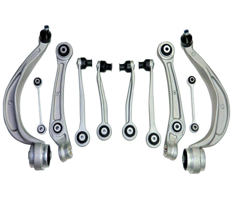 Front Suspension Wishbone Control Arms Links Kit (Left & Right Sides) For Audi-D2P Autoparts