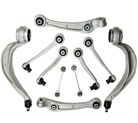 Front Suspension Wishbone Control Arms Links Kit (Left & Right Sides) For Audi-D2P Autoparts