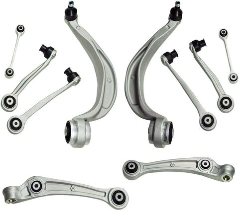 Front Suspension Wishbone Control Arms Links Kit (Left & Right Sides) For Audi-D2P Autoparts