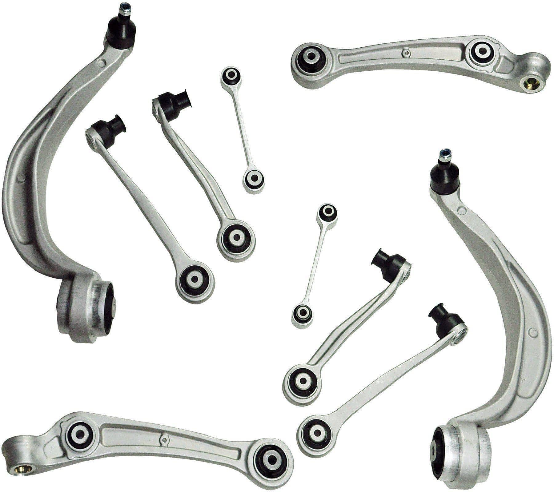 Front Suspension Wishbone Control Arms Links Kit (Left & Right Sides) For Audi-D2P Autoparts