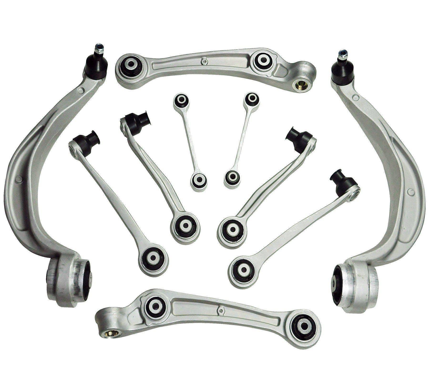 Front Suspension Wishbone Control Arms Links Kit (Left & Right Sides) For Audi-D2P Autoparts