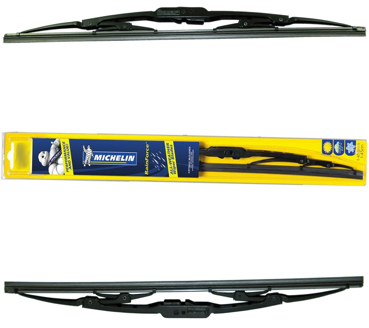 MICHELIN RAINFORCE Traditional Front Wiper Blades Set 500mm/20" + 560mm/22''