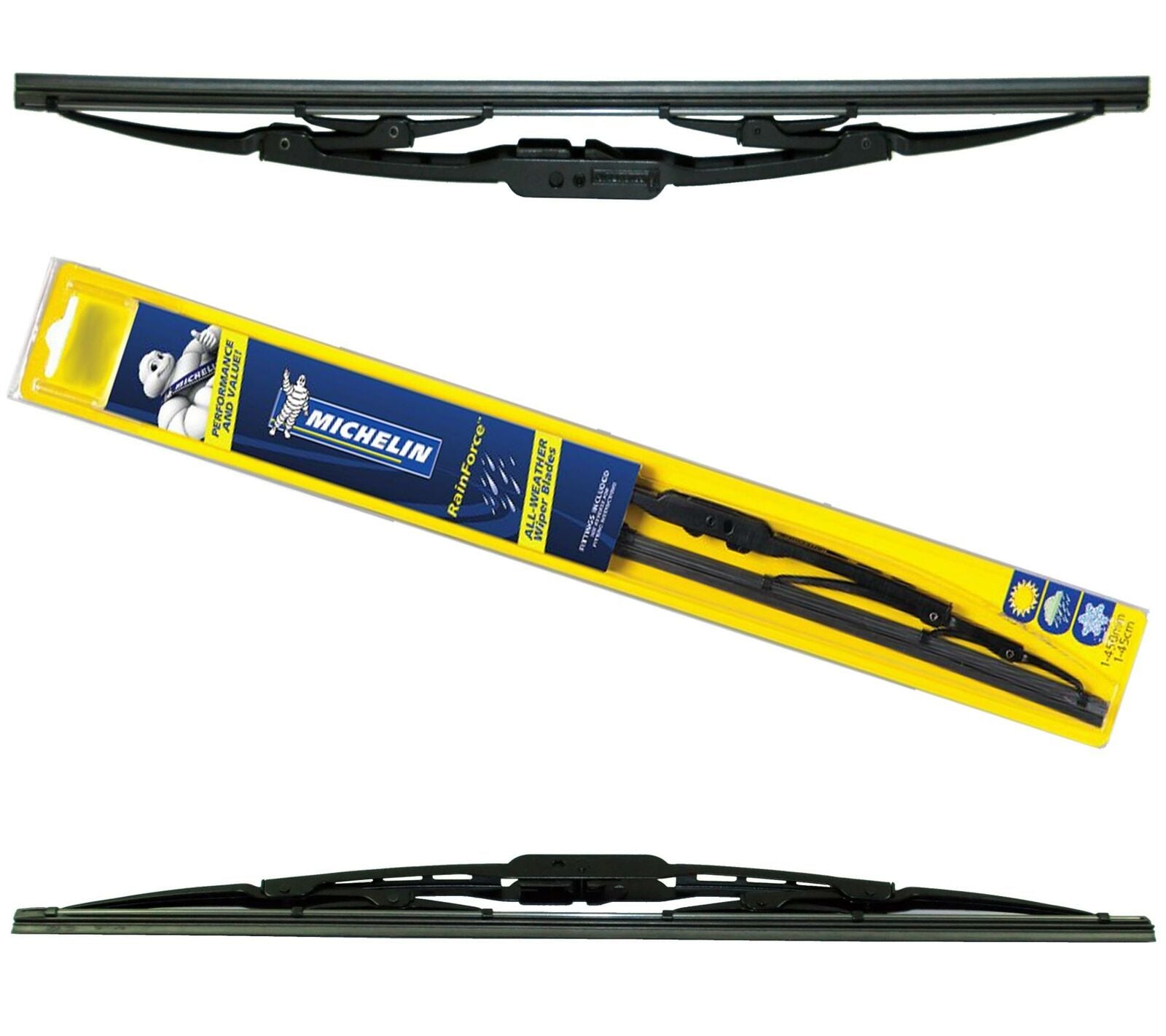 Michelin Rainforce Traditional Wiper Blades 22"x2 for Land for Rover DISCOVERY
