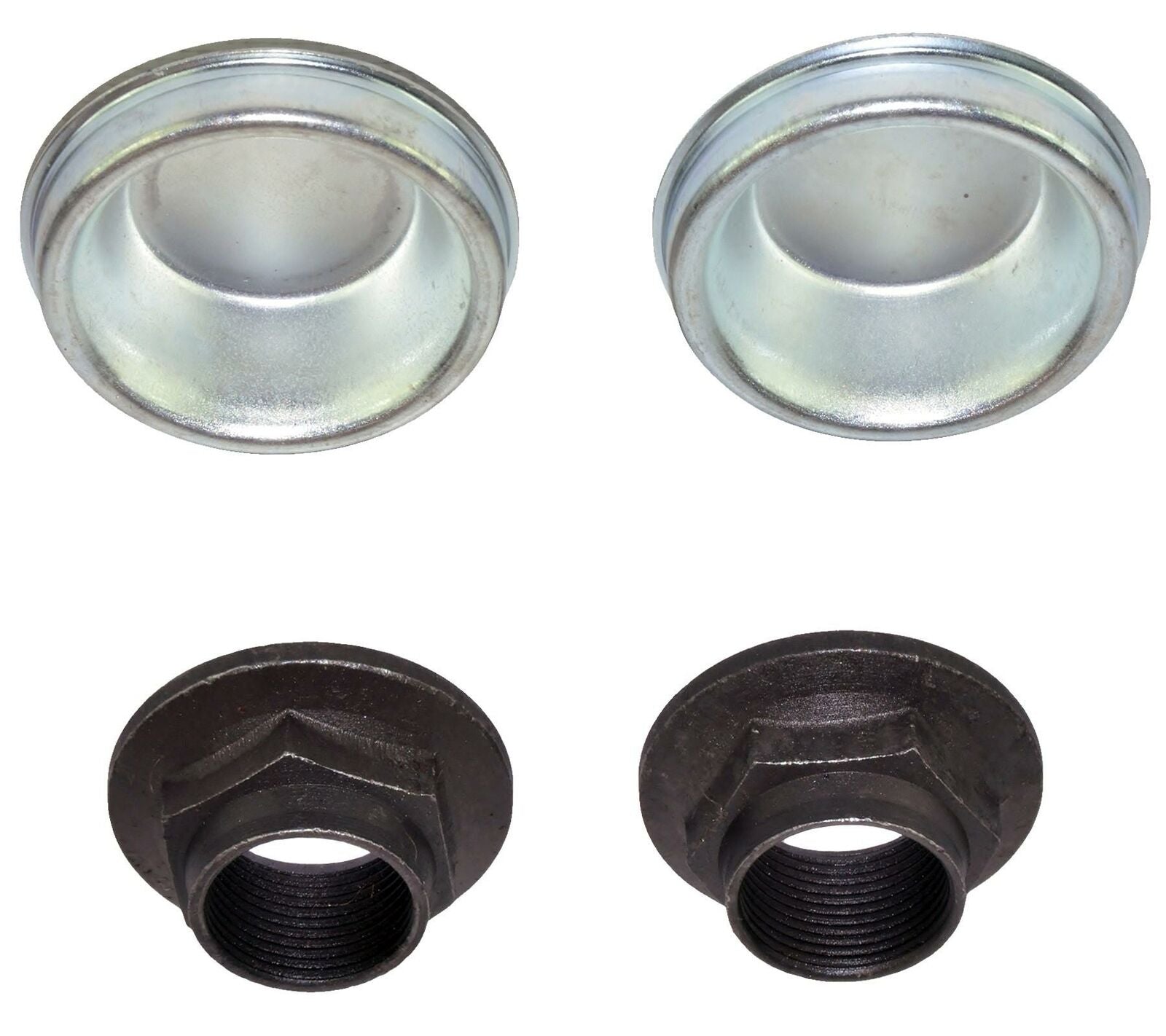 Rear Hub Nut & Dust Cap Set For Citroen Dispatch, Synergie, Fiat Scudo, Ulysse, Lancia Zeta & Peugeot 806